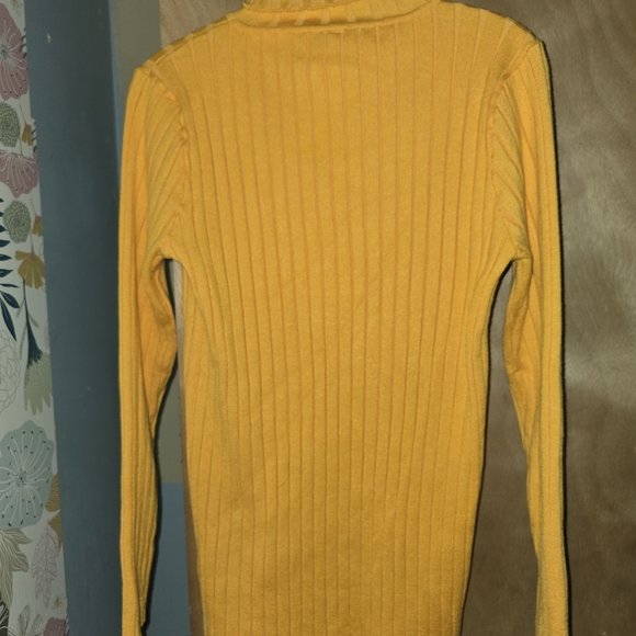 Yellow Turtleneck Sweater - Picture 3 of 3